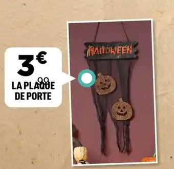 Centrakor La plaque de porte offre