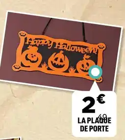 Centrakor La plaque de porte offre