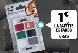 Centrakor La palette de fards gras offre