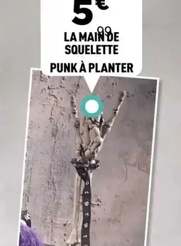 Centrakor La main de squelette punk à planter offre
