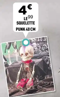 Centrakor Le squelette punk offre
