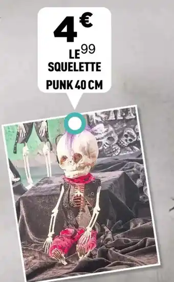 Centrakor Le squelette punk offre