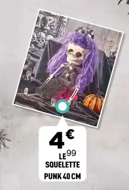 Centrakor Le squelette punk offre
