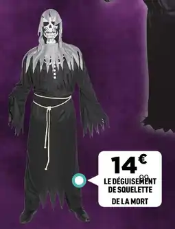 Centrakor Le déguisement de squelette de la mort offre