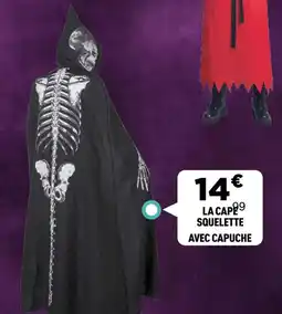 Centrakor La cap squelette avec capuche offre