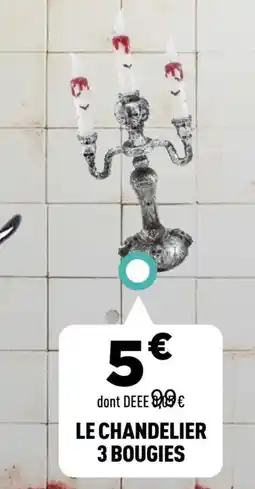 Centrakor Le chandelier 3 bougies offre