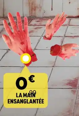 Centrakor La main ensanglantée offre