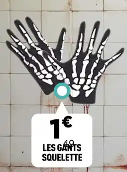 Centrakor Les gants squelette offre