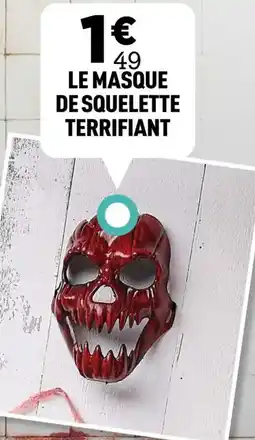 Centrakor Le masque de squelette terrifiant offre