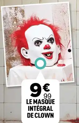 Centrakor Le masque intégral de clown offre