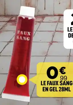 Centrakor Le faux sang en gel offre