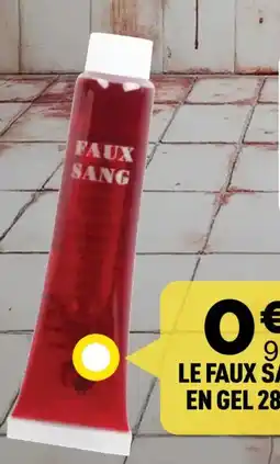 Centrakor Le faux sang en gel offre