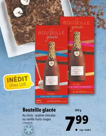 Lidl Bouteille glacée offre