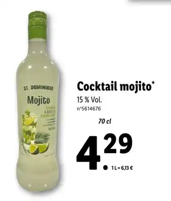 Lidl Cocktail mojito offre