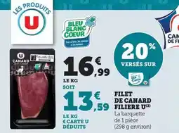 Hyper U U - filet de canard filiere offre