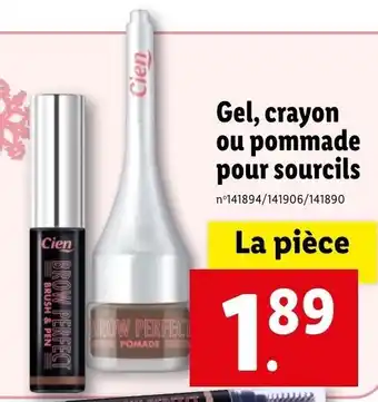 Gel, crayon ou pommade pour sourcils