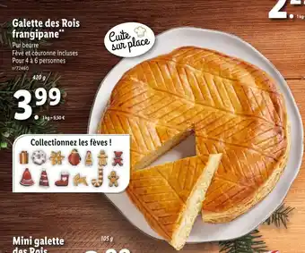 Lidl Galette des rois frangipane offre