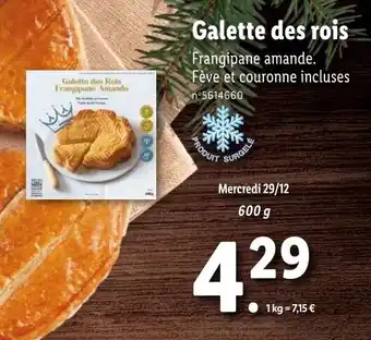 Lidl Galettes des rois offre
