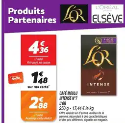 Netto Café moulu intense n°7 offre