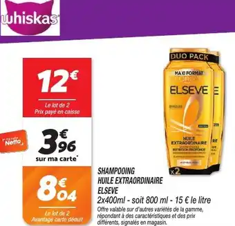 Netto Shampooing huile extraordinaire elseve offre