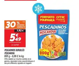 Netto Pescadinos surgelés pescanova offre