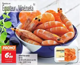 Netto Crevettes cuites netto offre