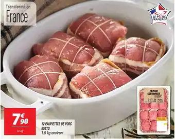 Netto 12 paupiettes de porc netto offre