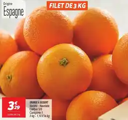 Netto Orange à dessert offre