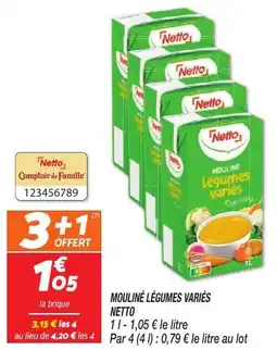 Netto Mouliné légumes variés netto offre
