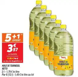 Netto Huile de tournesol netto offre