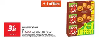 Netto Mini goûter chocolat bn offre