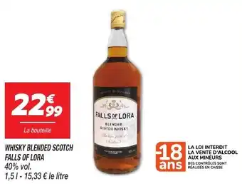 Netto Whisky blended scotch falls of lora offre