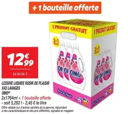 Netto Lessive liquide rosir de plaisir x42 lavages offre