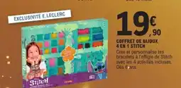 E.Leclerc Coffret de bijoux 4 en 1 stitch offre