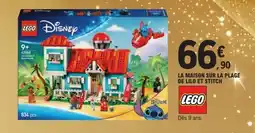 E.Leclerc La maison sur la plage de lilo et stitch lego offre