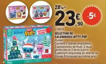E.Leclerc Sélection de calendriers bitty pop offre