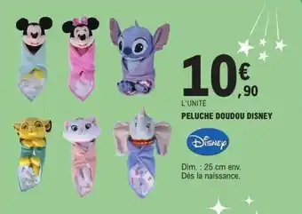 E.Leclerc Peluche doudou disney offre