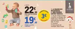 E.Leclerc La maison des découvertes, mon premier coffret musical offre
