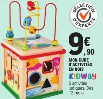 E.Leclerc Mon cube d'activités en bois offre