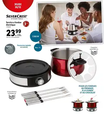 Lidl Service a fondue électrique offre