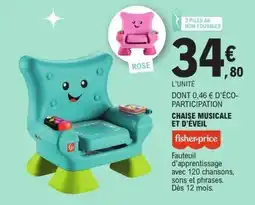 E.Leclerc Chaise musicale et d'éveil offre