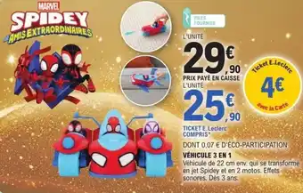 E.Leclerc Véhicule 3 en 1 offre