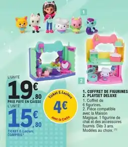 E.Leclerc Coffret de figurines, playset deluxe offre