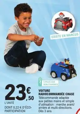 E.Leclerc Voiture radiocommandée chase offre
