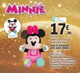 E.Leclerc Joue et apprends avec baby minnie offre