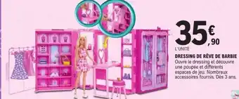 E.Leclerc Dressing de rêve de barbie offre