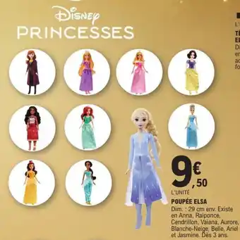 E.Leclerc Poupée elsa offre