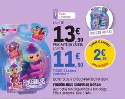 E.Leclerc Fingerlings surprise norah offre