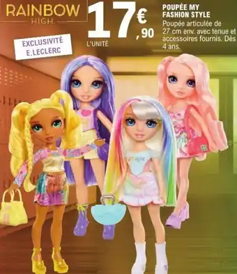 E.Leclerc Poupée my fashion style offre