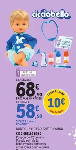 E.Leclerc Cicciobello bobo offre